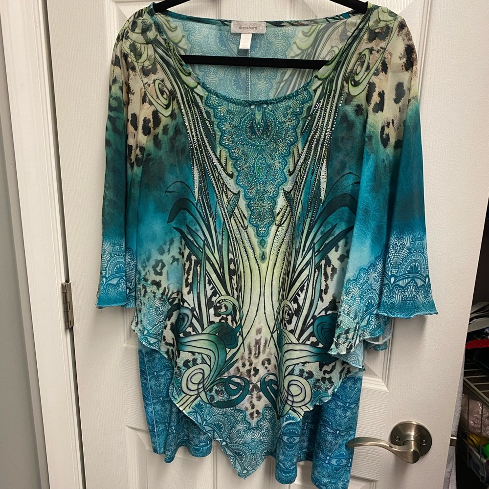 💲🔻CLEARANCE🔻 Dress Barn Kerchief Layered Top